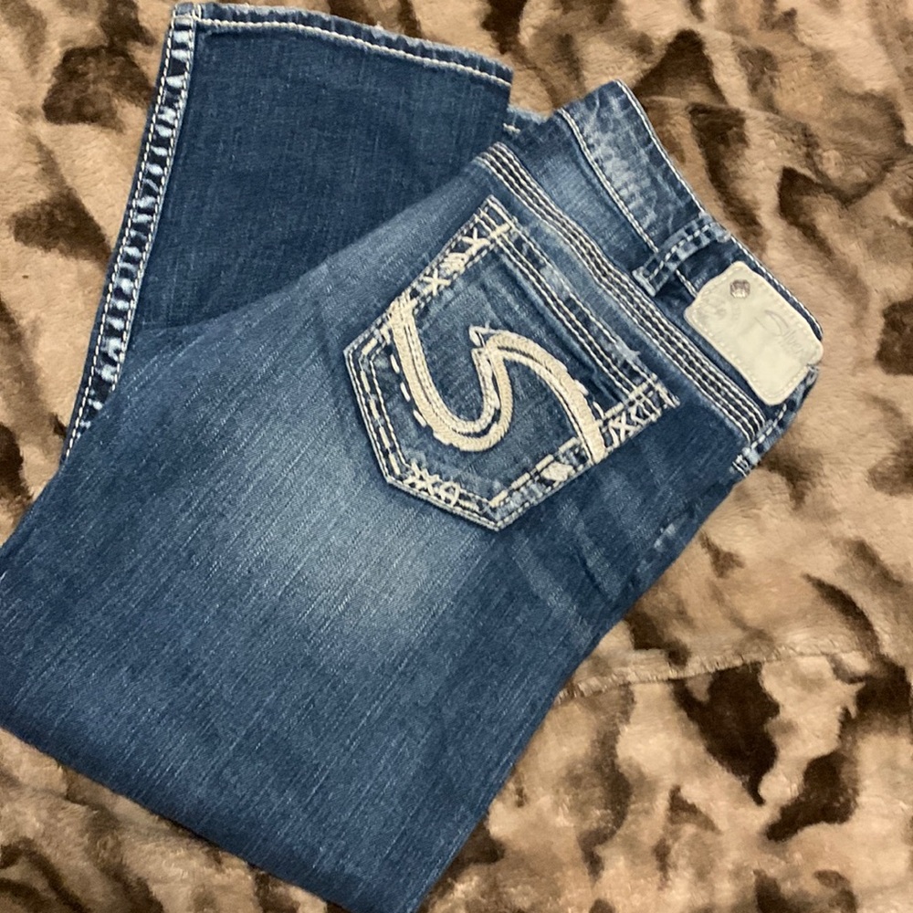 Silver jeans